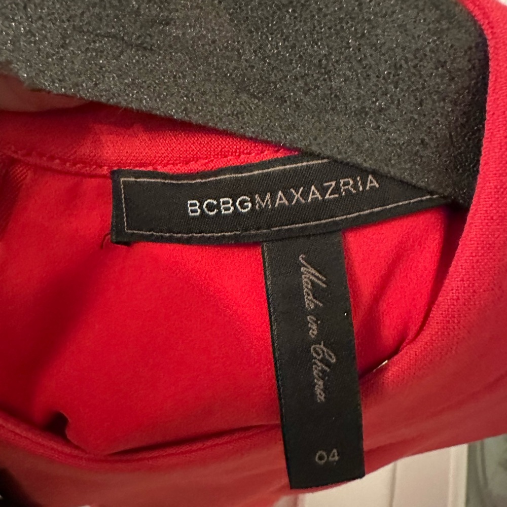BCBGMaxAzria Vibrant Red High Low Dress - Picture 6 of 6